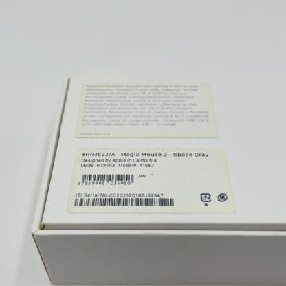 Apple Magic Mouse 2 MRME2J/A スペースグレー 【C4852-60】
