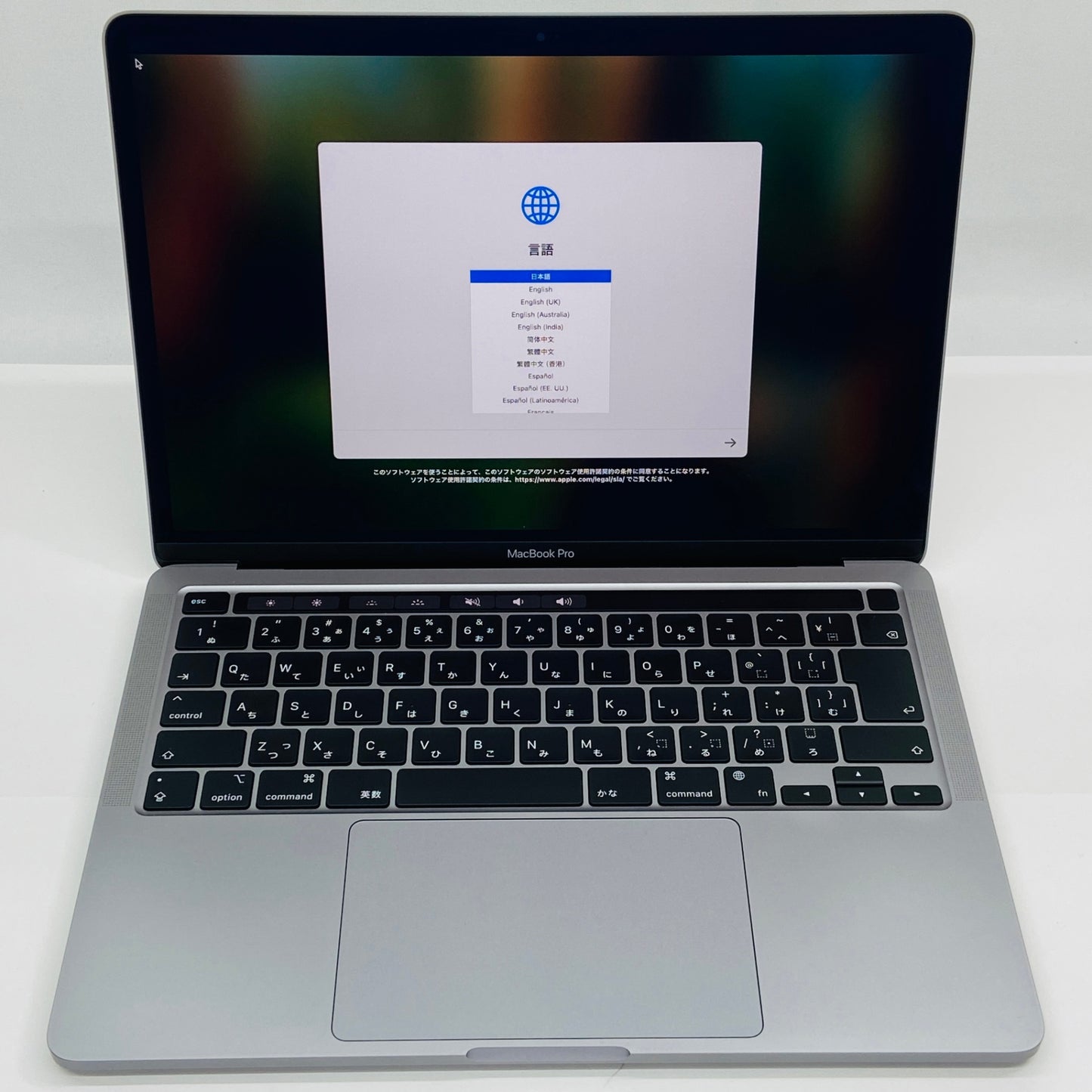 バッテリー最大容量89% Apple MacBook Pro 13インチ M1 8C 2020 8GB 256GB MYD82J/A C3878 80サイズ発送