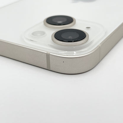美品 Apple iPhone 14 256GB SIMフリー MPW33J/A スターライト バッテリー最大容量83%【C8381-C】