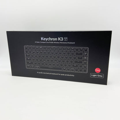 美品 Keychron K3 US配列 Bluetooth キーボード 茶軸 K3D3 【C5989-80】