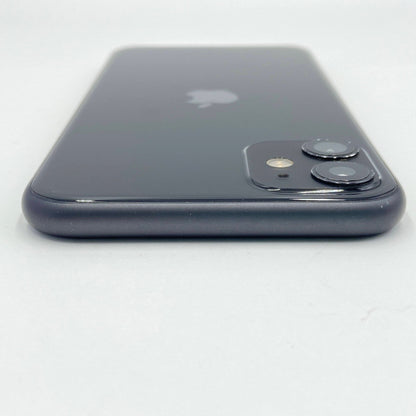 Apple iPhone 11 128GB MWM02J/A スマートフォン ブラック バッテリー最大容量75% 【C5754-C】