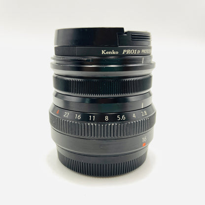 富士フイルム フジノンレンズ XF16mmF2.8 R WR [ブラック]＋kenkoレンズフィルター付き【C4135-60】