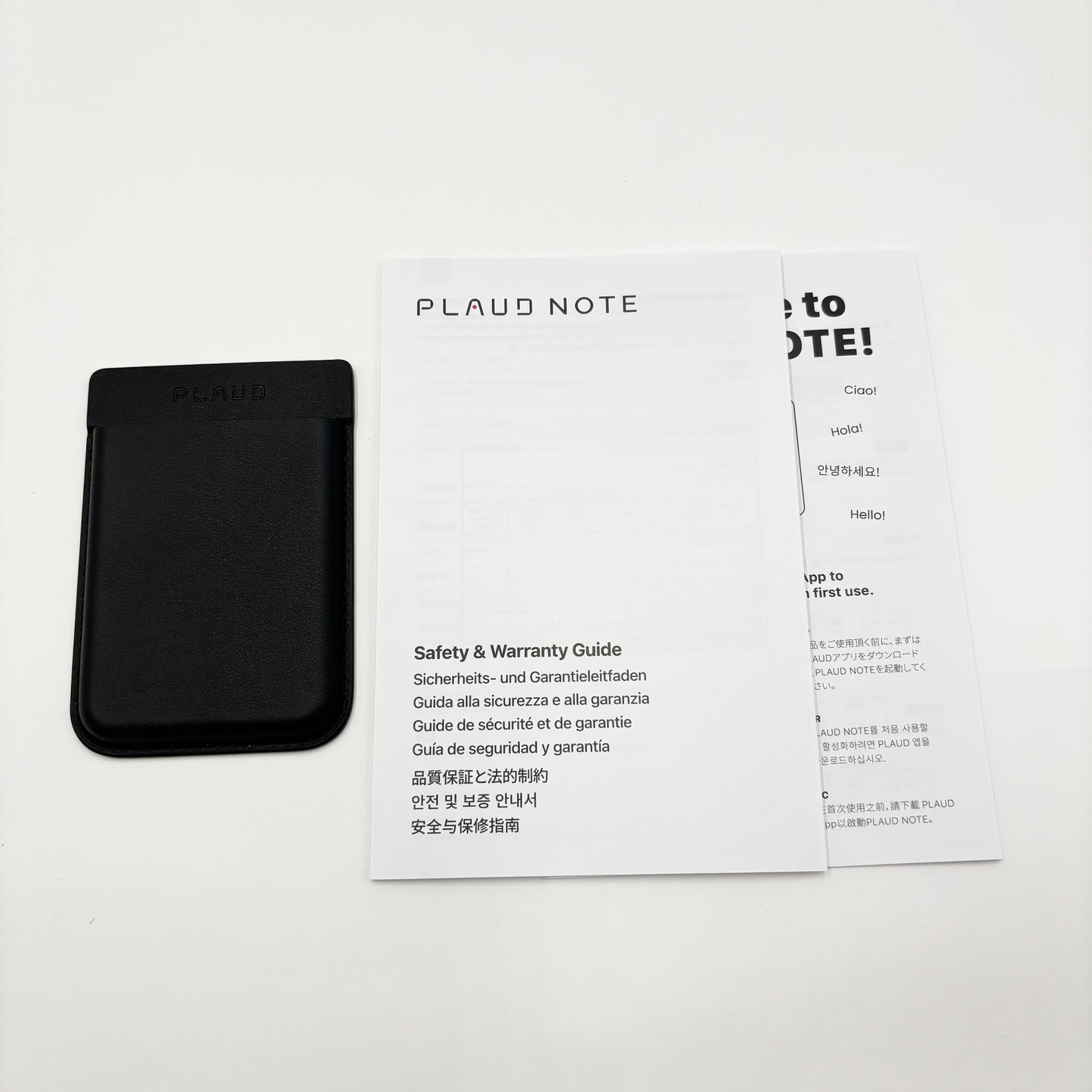 PLAUD NOTE AIボイスレコーダー NB-100 ブラック 64GB【C8723-C】