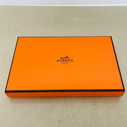 HERMES エルメス 長財布 二つ折り グリーン　【C201-C】