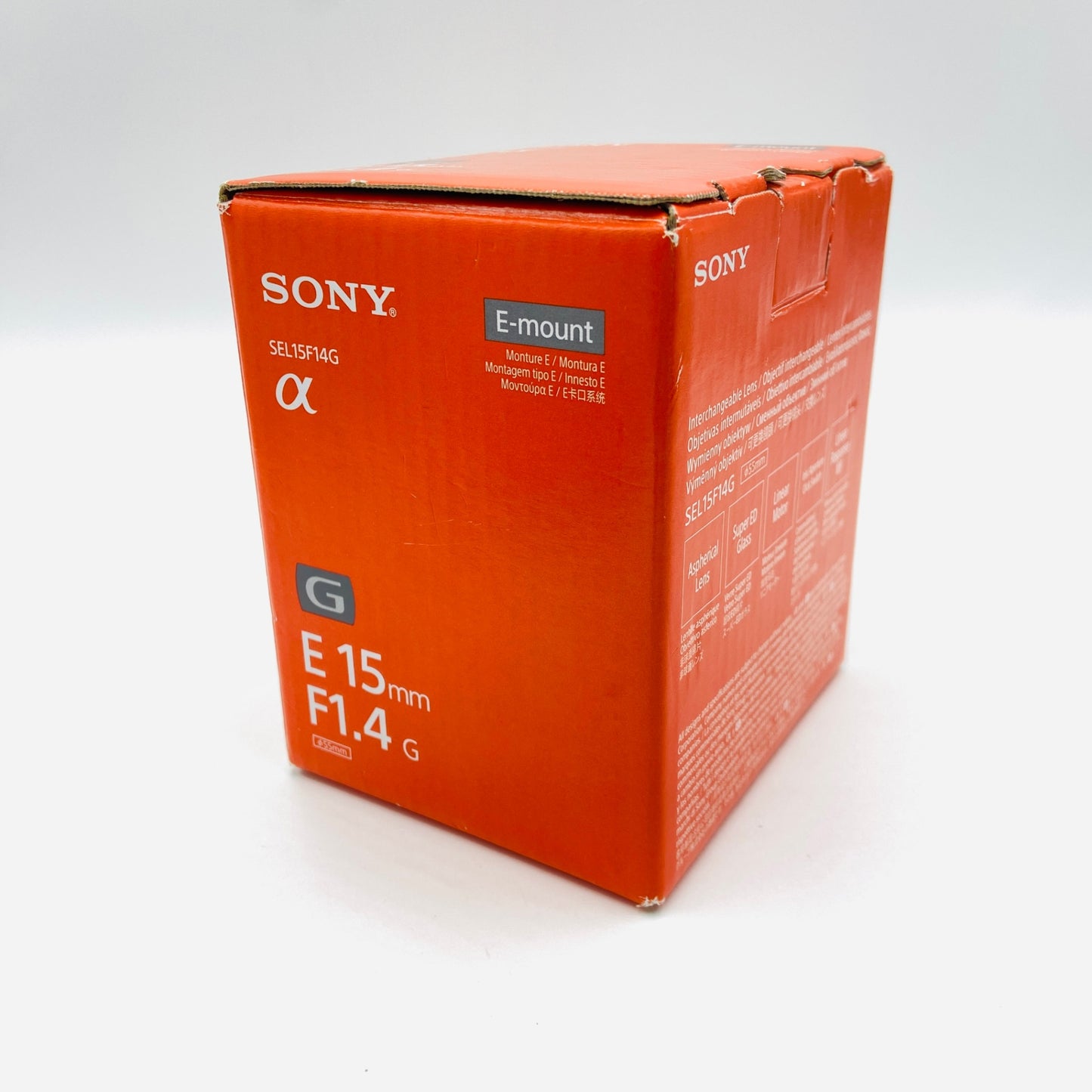 SONY E 15mm F1.4 G SEL15F14G Eマウント Gレンズ単焦点レンズ【C4194-60】