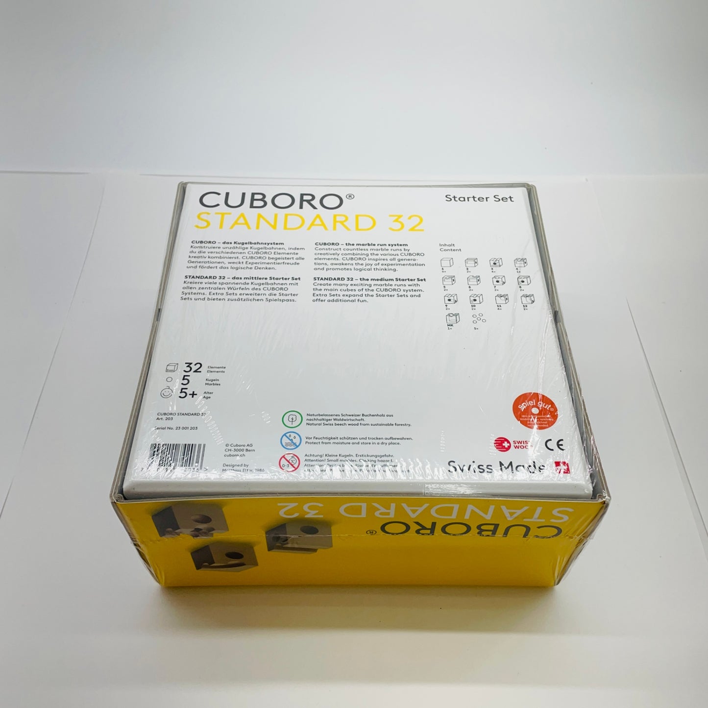 新品未開封 CUBORO STANDARD32 「スタンダード 32ピース」　CUBORO/キュボロ社 知育玩具 正規輸入品　【C4069-100】