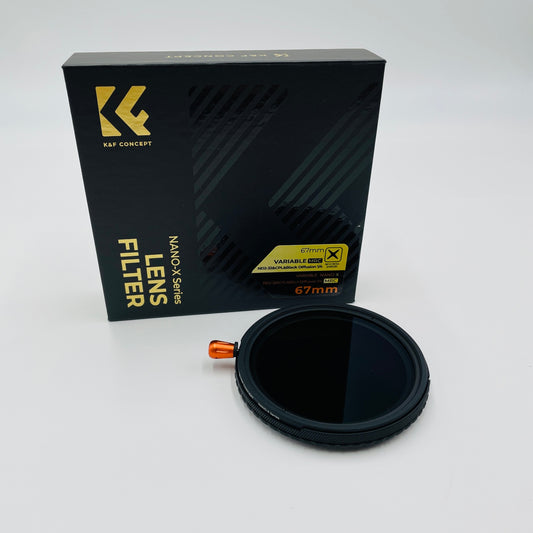 K&F CONCEPT Variable ND2-32 & CPL & Black Diffusion 1/4 67mm フィルター 　【C4356-C】