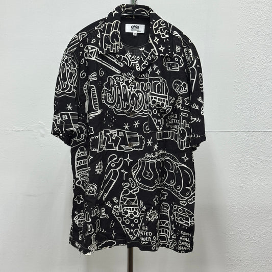eYe JUNYA WATANABE MAN 半袖シャツ アロハシャツ Mサイズ 【C7836】
