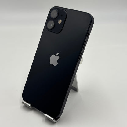 Apple iPhone12 mini 64GB ブラック MGA03J/A SIMフリー バッテリー最大容量74%【C5306-C】