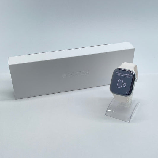 Apple Watch Series 11 46mm GPS シルバーアルミニウム MEWC4J/A バッテリー最大容量100% スポーツバンド【C7012-60】