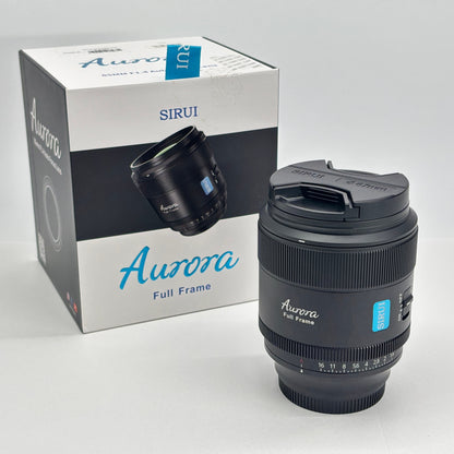 美品 SIRUI AURORA 85mm F1.4 フルサイズオートフォーカスレンズ AU85-E ソニーEマウント【C8800-60】
