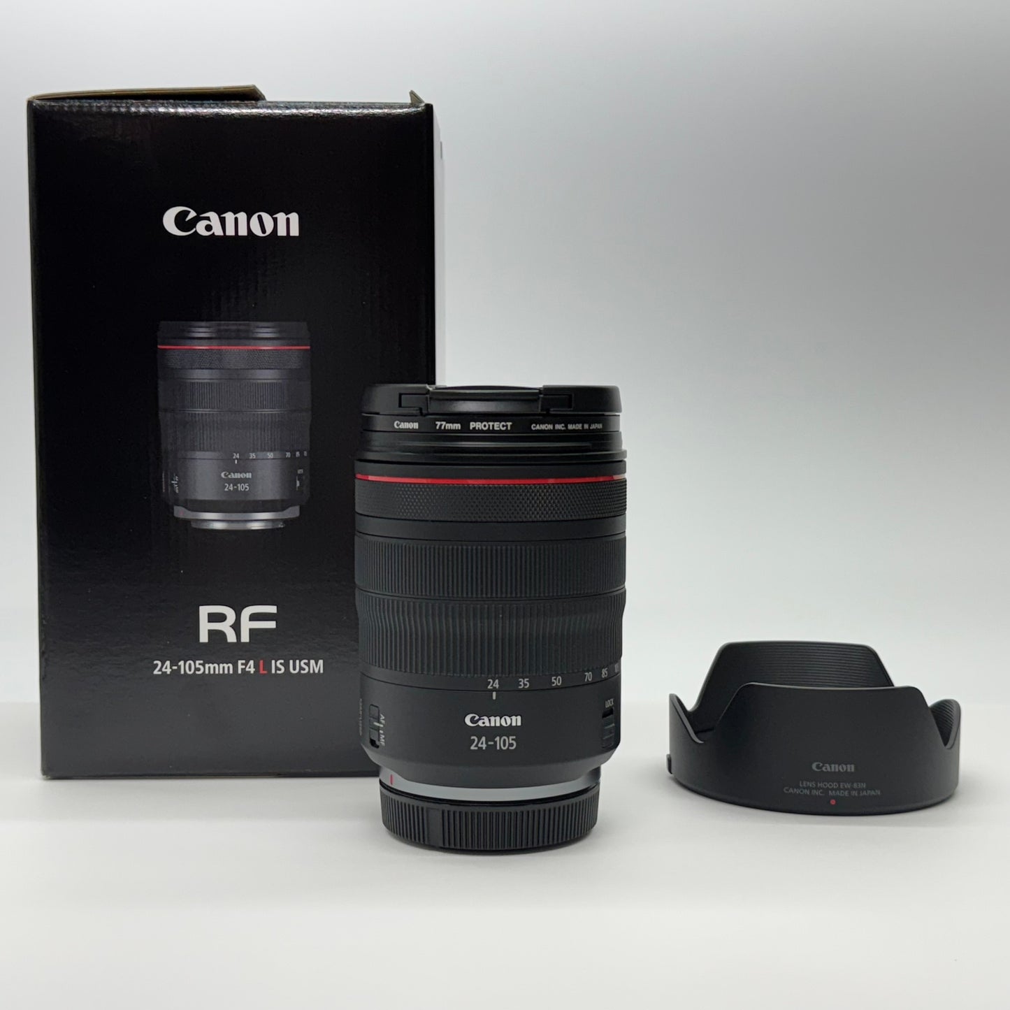 美品 新品同様 Canon RF24-105mm F4 L IS USM 標準ズームレンズ 【C4428-80】