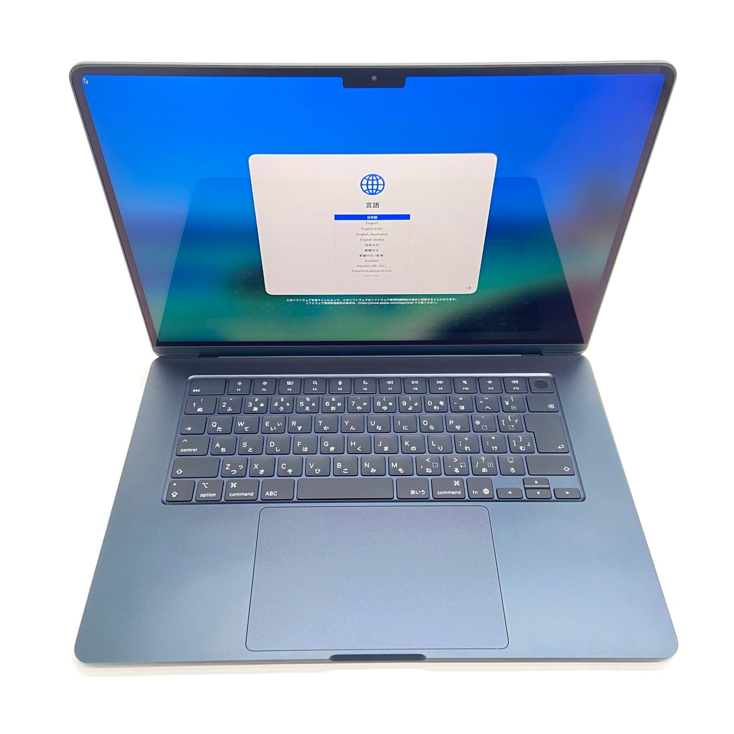 MacBook Air 15インチ (Early 2025) Apple M4 10コア/16GB/SSD 512GB ミッドナイト MW1M3J/A バッテリー最大容量100%【C6396-100】