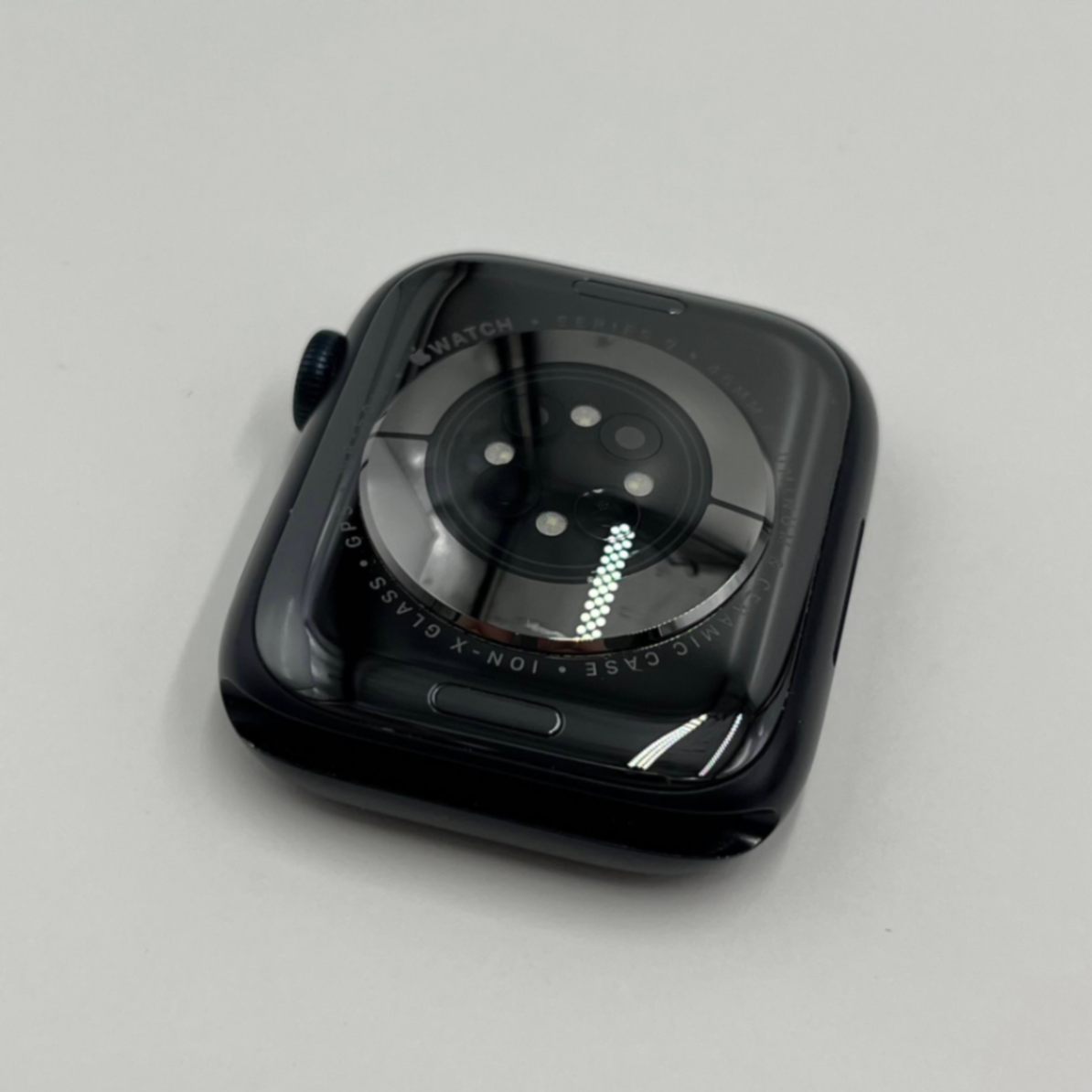 Apple Watch Series9 GPS 45mm ミッドナイトアルミニウムケース ブレイデッドソロループ 45mm サイズ7 MR9Q3J/A バッテリー最大容量100% 【C5387-C】