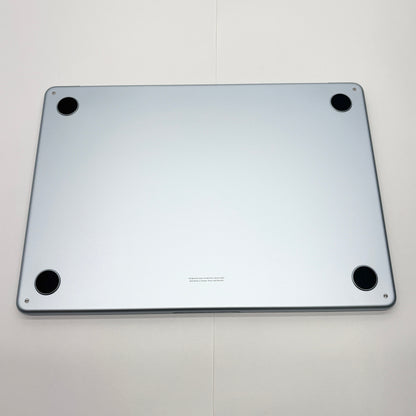新品同様 美品 MacBook Air 13インチ (Early 2025) Apple M4 10コア 24GB SSD 512GB スカイブルー MC6V4J/A 充放電回数8回 バッテリー最大容量100%【C7977-80】