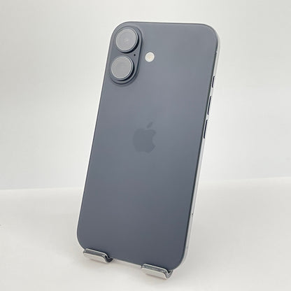 Apple iPhone 16 128GB ブラック SIMフリー MYDQ3J/A バッテリー最大容量100% 限定保証あり【C6586-C】