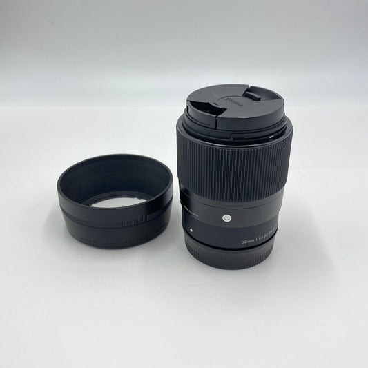 美品 シグマ SIGMA 30mm F1.4 DC DN SONY Eマウント【C5976-60】
