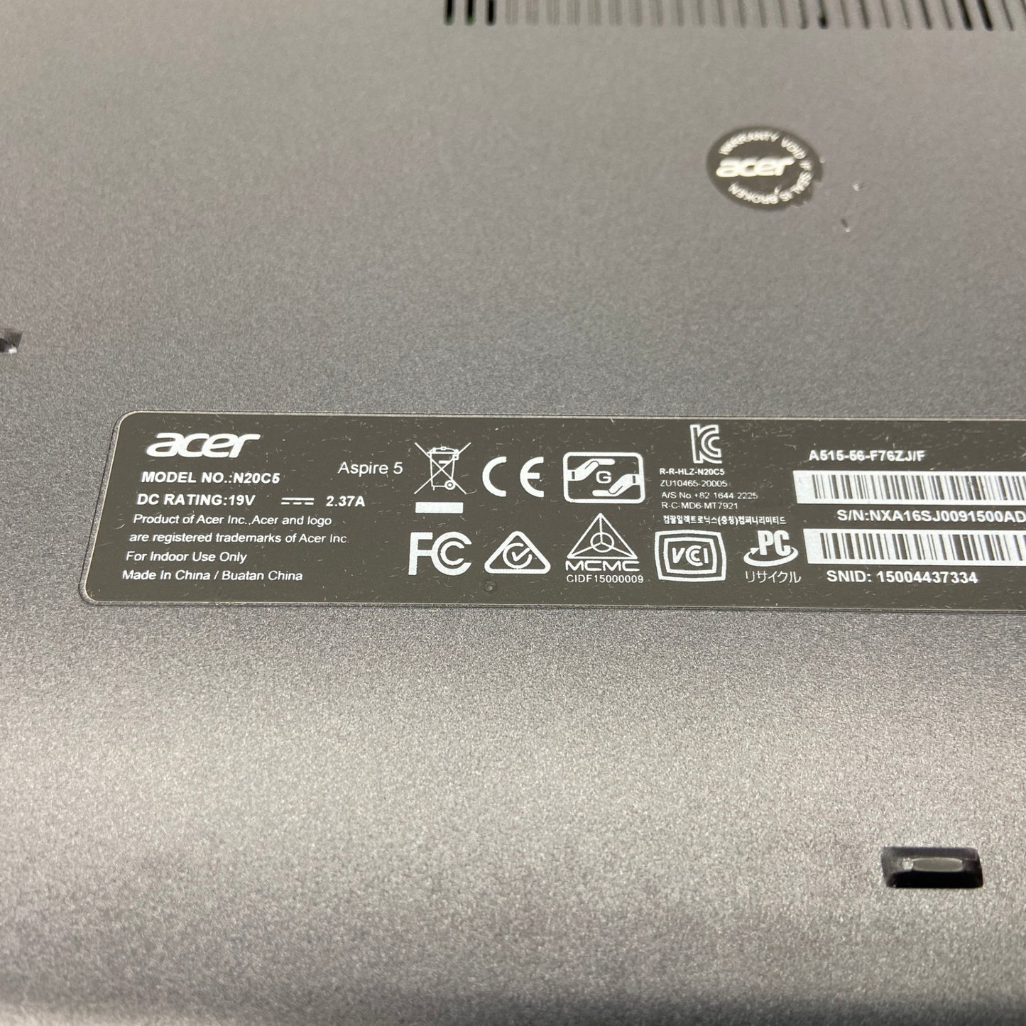 Aspire 5 A515-56 i7 1165G7 16GB SSD1TB Windows11 Home【C5172-100】