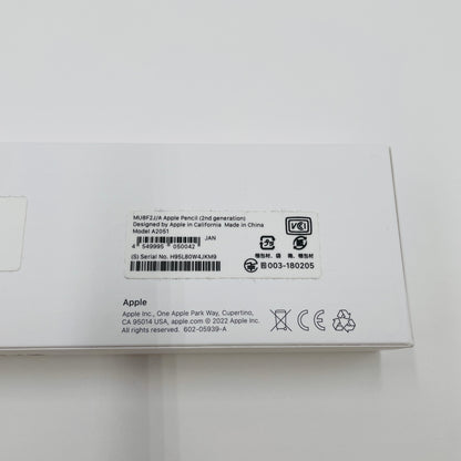 Apple Pencil 第2世代 MU8F2J/A	【C5106-C】
