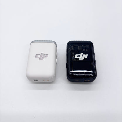 DJI Mic 2 1TX + 1RX + 単体トランスミッター パールホワイト CHARGING CASE 付属品あり【C8123-60】