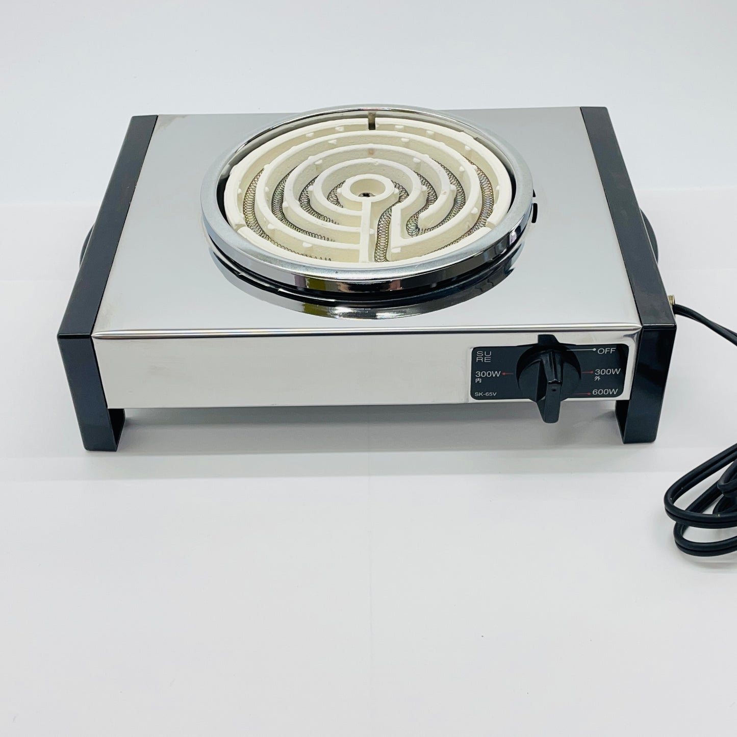 石崎電機 製作所 電気コンロ ステンレス鋼 SK-65V シルバー 【C3912-80】