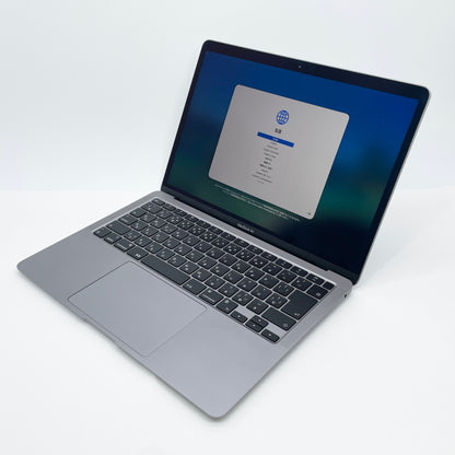 MacBook Air Retina 13インチ (Late 2020) Apple M1 8コア/8GB/SSD 256GB スペースグレイ MGN63J/A  バッテリー最大容量93% 【C8228-80】