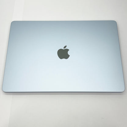 美品 MacBook Air 15インチ Liquid Retinaディスプレイ M4 16GB 256GB MC7A4J/A [スカイブルー] 充放電回数5回 バッテリー最大容量100%【C6036-80】