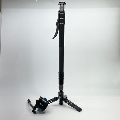 SIRUI SVM-145➕VA-5 フルードビデオヘッド（クイックリリースプレート付き） 一脚 カーボンファイバー【C4906-140】