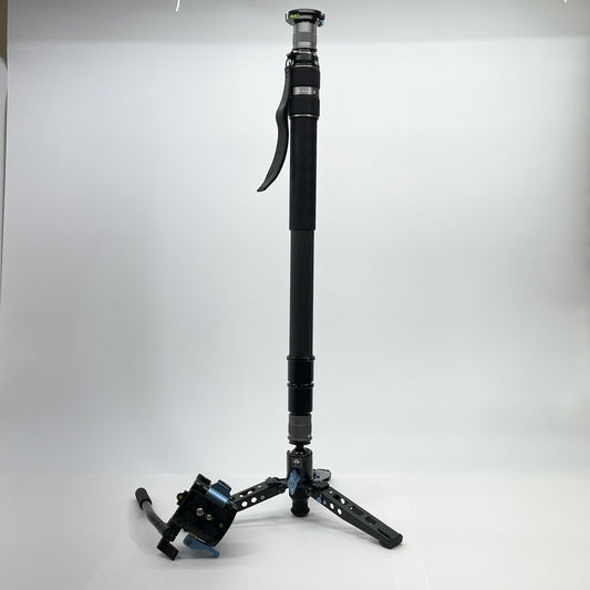 SIRUI SVM-145➕VA-5 フルードビデオヘッド（クイックリリースプレート付き） 一脚 カーボンファイバー【C4906-140】