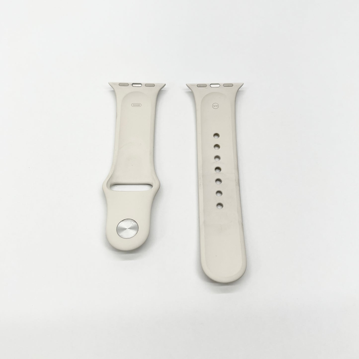 Apple Watch  SE 第2世代 GPS 40mm スターライト MXEE3J/A スポーツバンド バッテリー最大容量98% 【C8798-C】