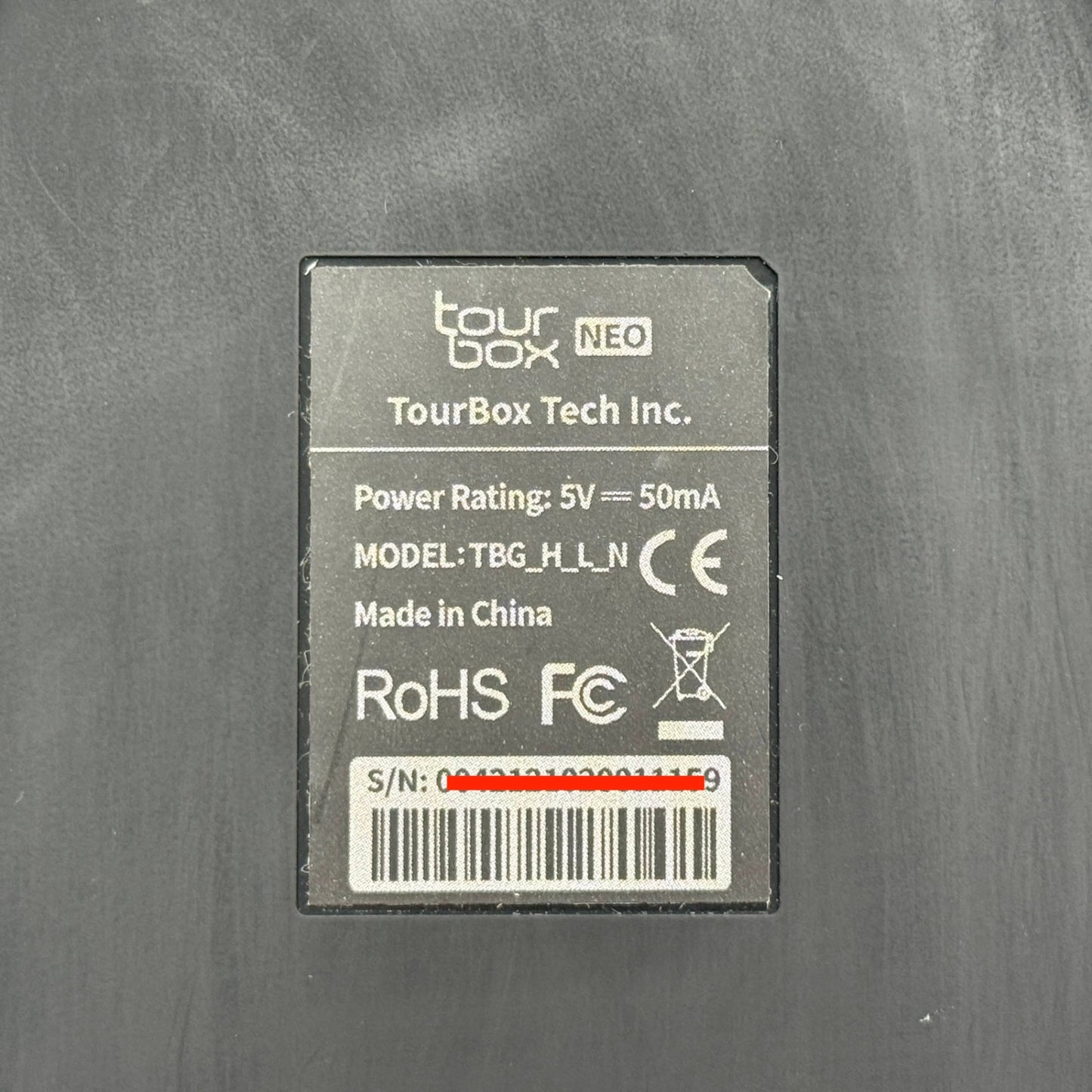 TourBox Neo TBG-H-L-N 左手デバイス ソフトコントローラー 元箱・付属品あり【C7474-60】