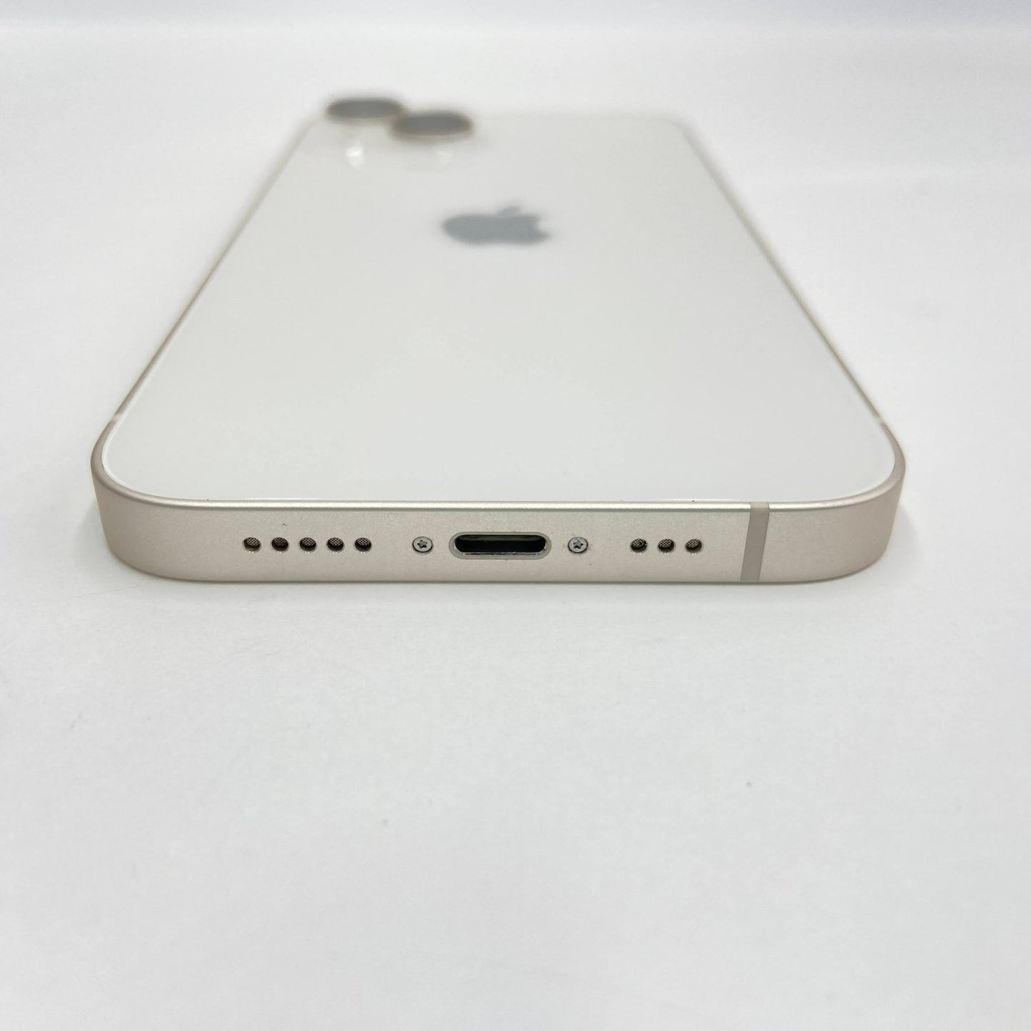 美品 Apple iPhone14 MPUQ3J/A 128GB SIMフリー スターライト バッテリー最大容量91%【C4819-C】