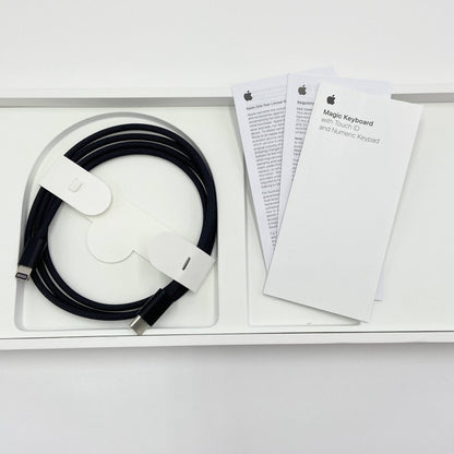 開封済み未使用 美品 Apple Magic Keyboard（テンキー付き）日本語（JIS）ブラックキー MMMR3J/A【C6168-80】