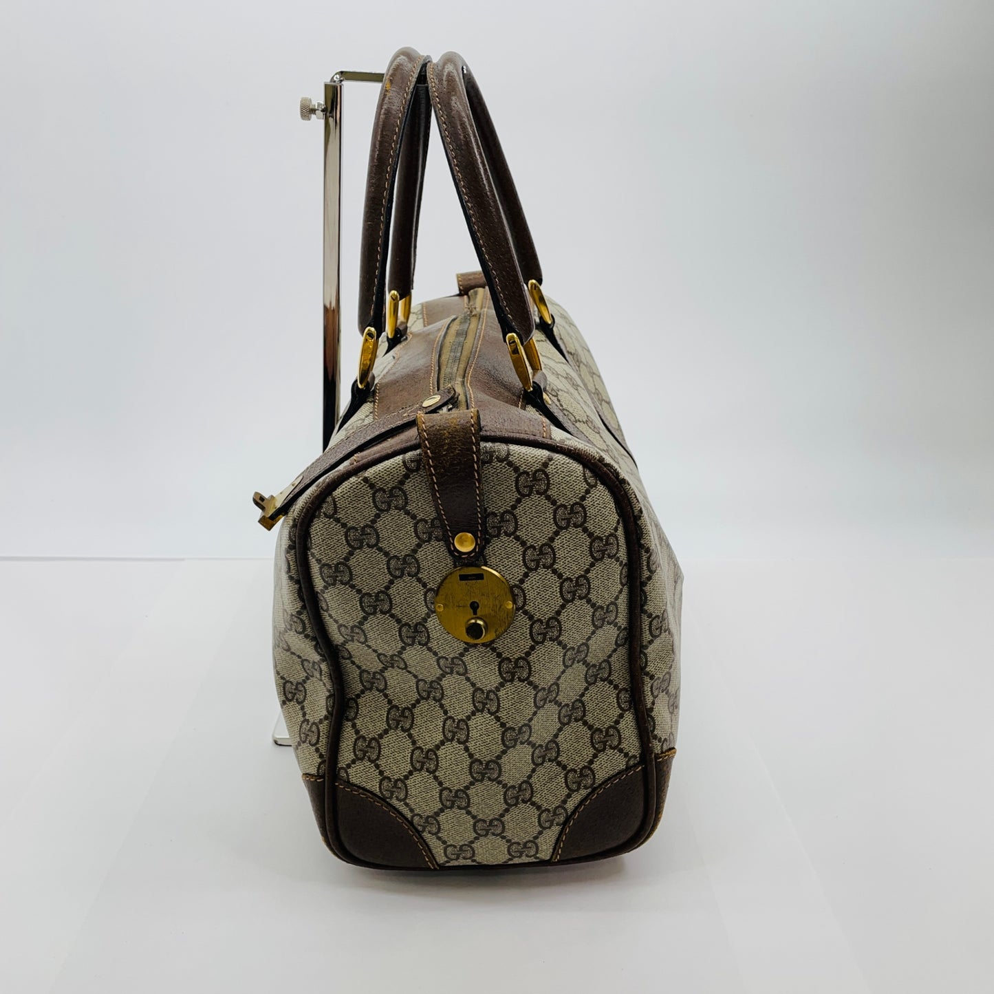 Gucci オールドグッチ GGキャンバス ボストンバッグ　【C4592】