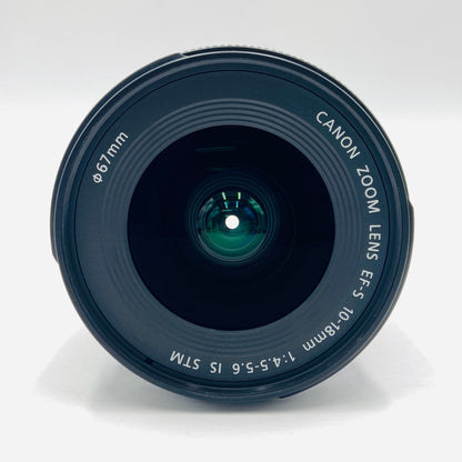 美品 Canon EFS 10-18mm F4.5-5.6 IS STM【C4432-60】