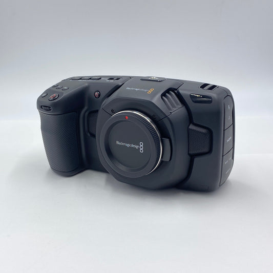 美品 ブラックマジックデザイン Blackmagic Pocket Cinema Camera 4K おまけ付き【C5384-60】