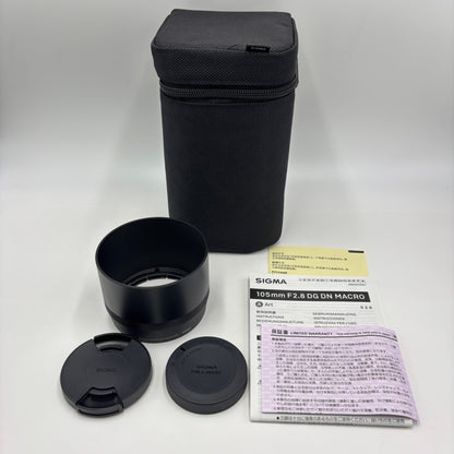 美品 新品同様 SIGMA 105mm F2.8 DG DN MACRO Art　【C5495-60】