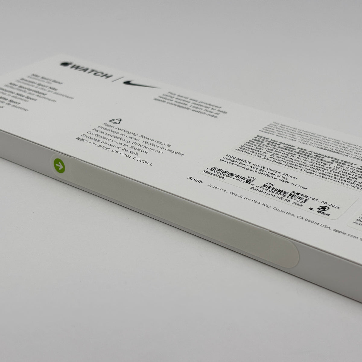 美品 Apple Watch SE 第3世代 GPSモデル 44ｍｍ MEP04J/A スターライトアルミ Nikeスポーツバンド M/L バッテリー最大容量100%  【C9027-60】