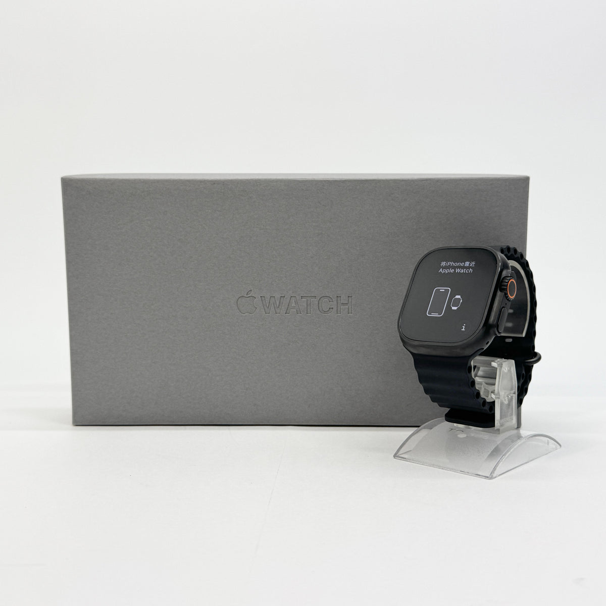 美品 Apple Watch Ultra 3 49mm GPS + Cellular チタニウムケース/ブラックオーシャンバンド MF0J4J/A 付属品完備 バッテリー最大容量100% 【C9030-C】