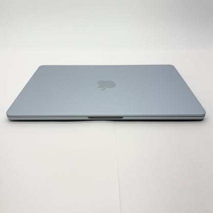 新品同様 美品 MacBook Air 13インチ (Early 2025) Apple M4 10コア 24GB SSD 512GB スカイブルー MC6V4J/A 充放電回数8回 バッテリー最大容量100%【C7977-80】