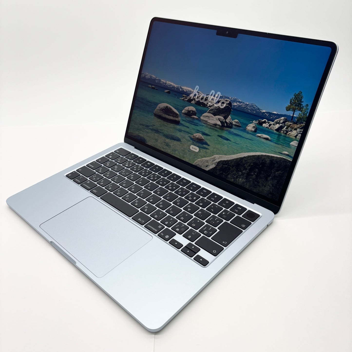 新品同様 美品 MacBook Air 13インチ (Early 2025) Apple M4 10コア 24GB SSD 512GB スカイブルー MC6V4J/A 充放電回数8回 バッテリー最大容量100%【C7977-80】
