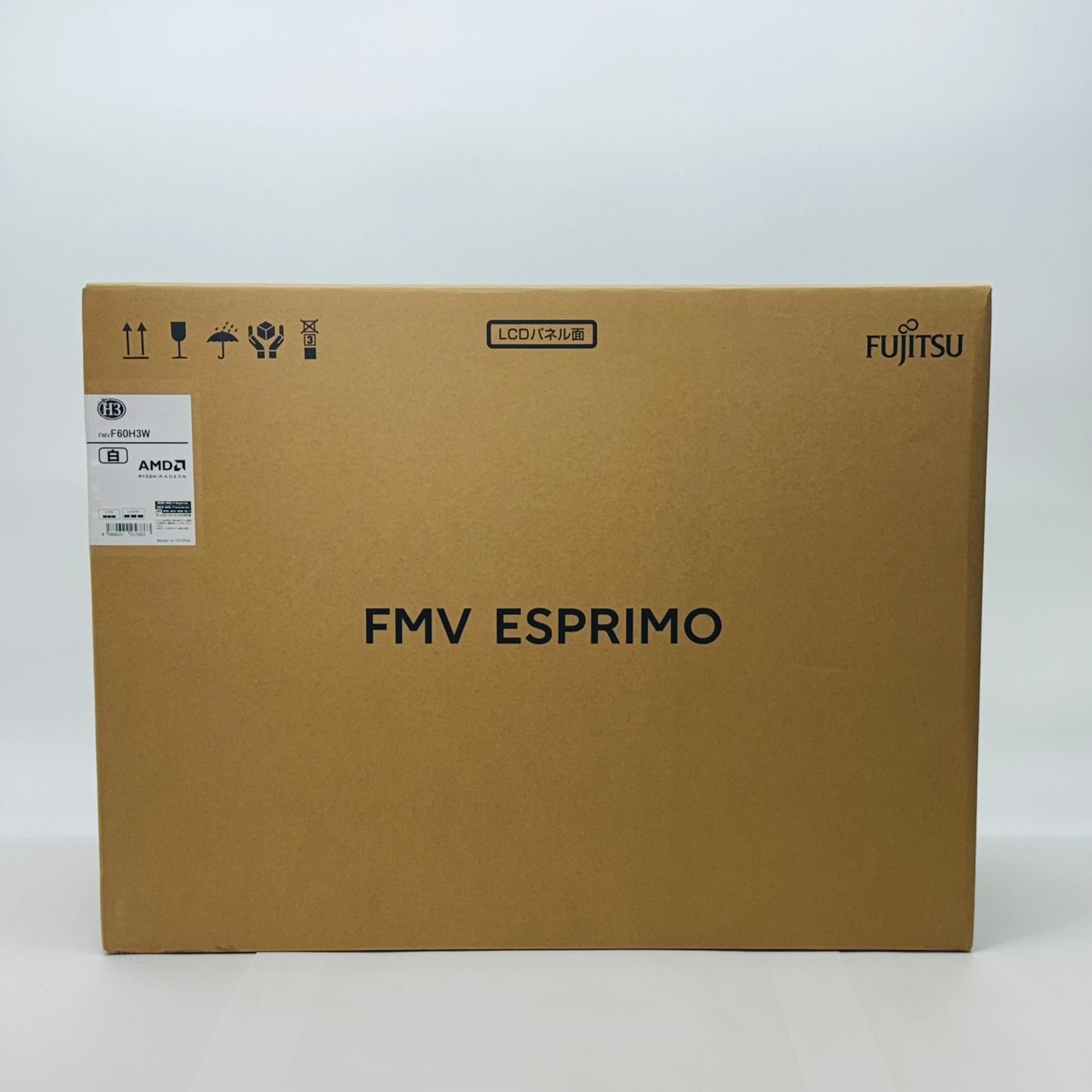未使用 ESPRIMO FH60/H3 FMVF60H3W AMD Ryzen 5 7530U 8GB SSD 512GB DVDスーパーマルチ Windows11Home Office Home and Business 2021(個人向け)【C4523-140】