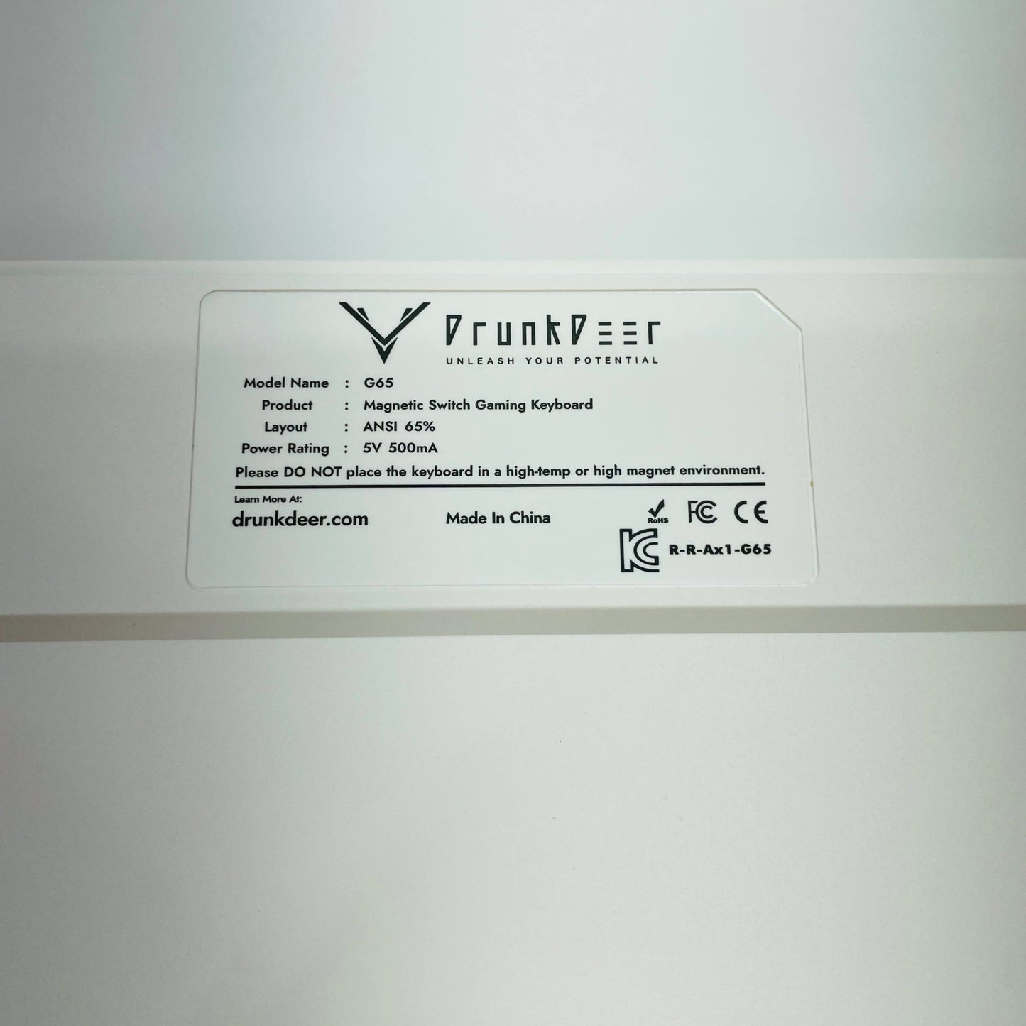 DrunkDeer G65 ラピッドトリガーキーボード ＋Razer VIPER V2 PRO 8K【C4461-80】