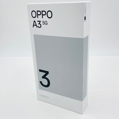 美品 OPPO A3 5G 128GB A402OP ブラック SIMフリー 付属品完備 【C4304-C】