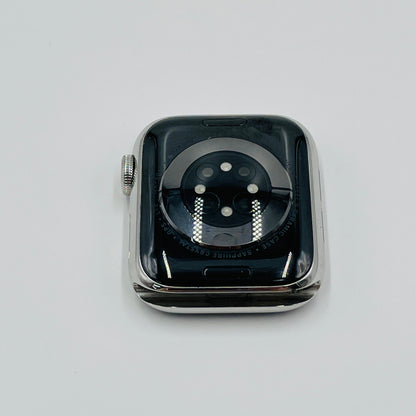 Apple Watch Series 6 GPS + Cellular ステンレススチール 40mm M06U3J/A SIMフリー版 バッテリー最大容量82% 【C4640-C】