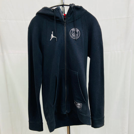 NIKE AIR JORDAN×PSG HOODIE WINGS JACKET BLACK PARIS パリサンジェルマンジョーダン　パーカー【C3617-】表記サイズXS