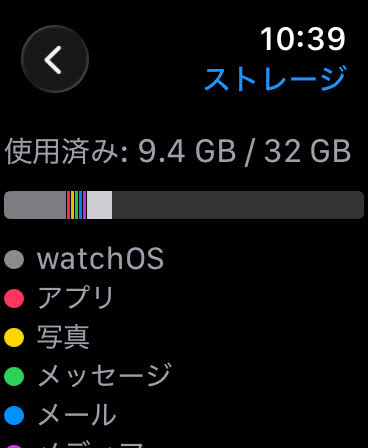 Apple Watch series 6 GPS 44mm シルバー アルミニウム M00D3J/A スポーツバンド【C9042-C】