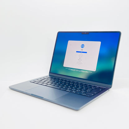 Apple MacBook Air Liquid Retina 13.6インチ (Mid 2022) M2 8コア 8GB SSD 256GB ミッドナイト MLY33J/A バッテリー最大容量88% 付属品完備 【C7745-80】