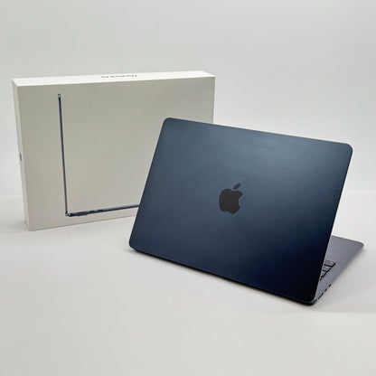美品Apple Mac Book Air 2025 13インチ M4 10コアCPU 8コアGPU SSD256GB 16GB MW123J/A ミッドナイト 充放電回数3回 バッテリー最大容量100% 付属品完備【C7241-80】