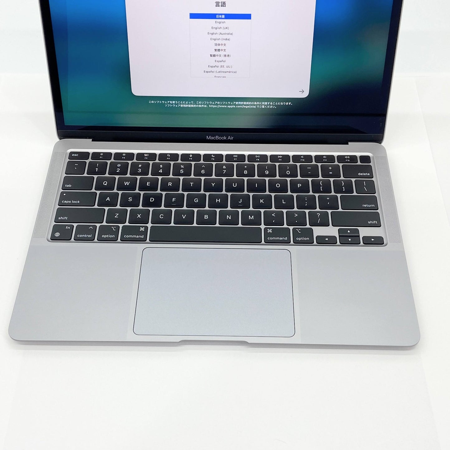 Apple MacBook Air M1 16GB 512GB バッテリー最大容量93% US配列 付属品完備【C5642-80】
